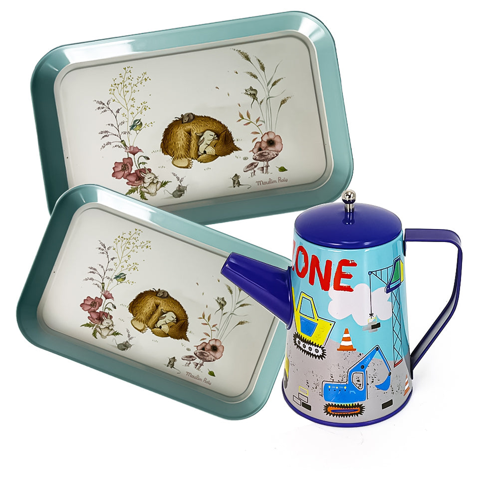 Dongguan jinyuanbao factory supply metal tea pot tin box for children