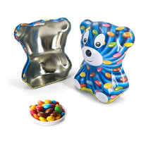 Jinyuanbao cartoon metal bear-shaped tin for chocolate