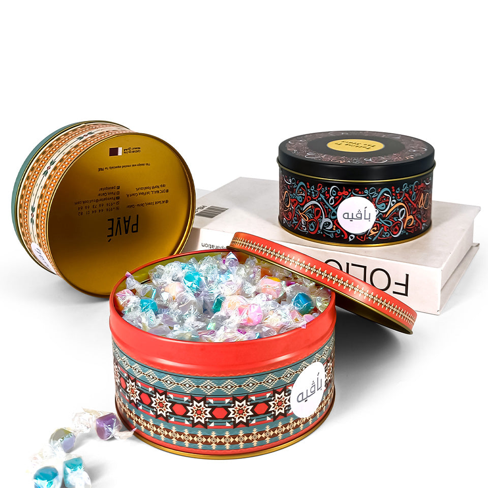 Jinyunabao customized printed gift package round tin can