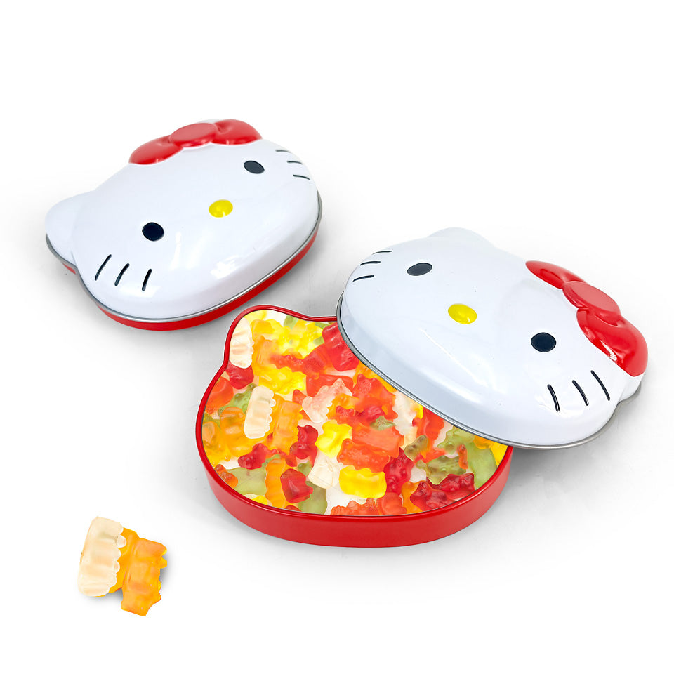 Jinyuanbao customized Hello Kitty metal tin container for kids