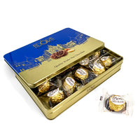 Dongguan Jinyuanbao custom classical rectangular tin boxes for chocolate