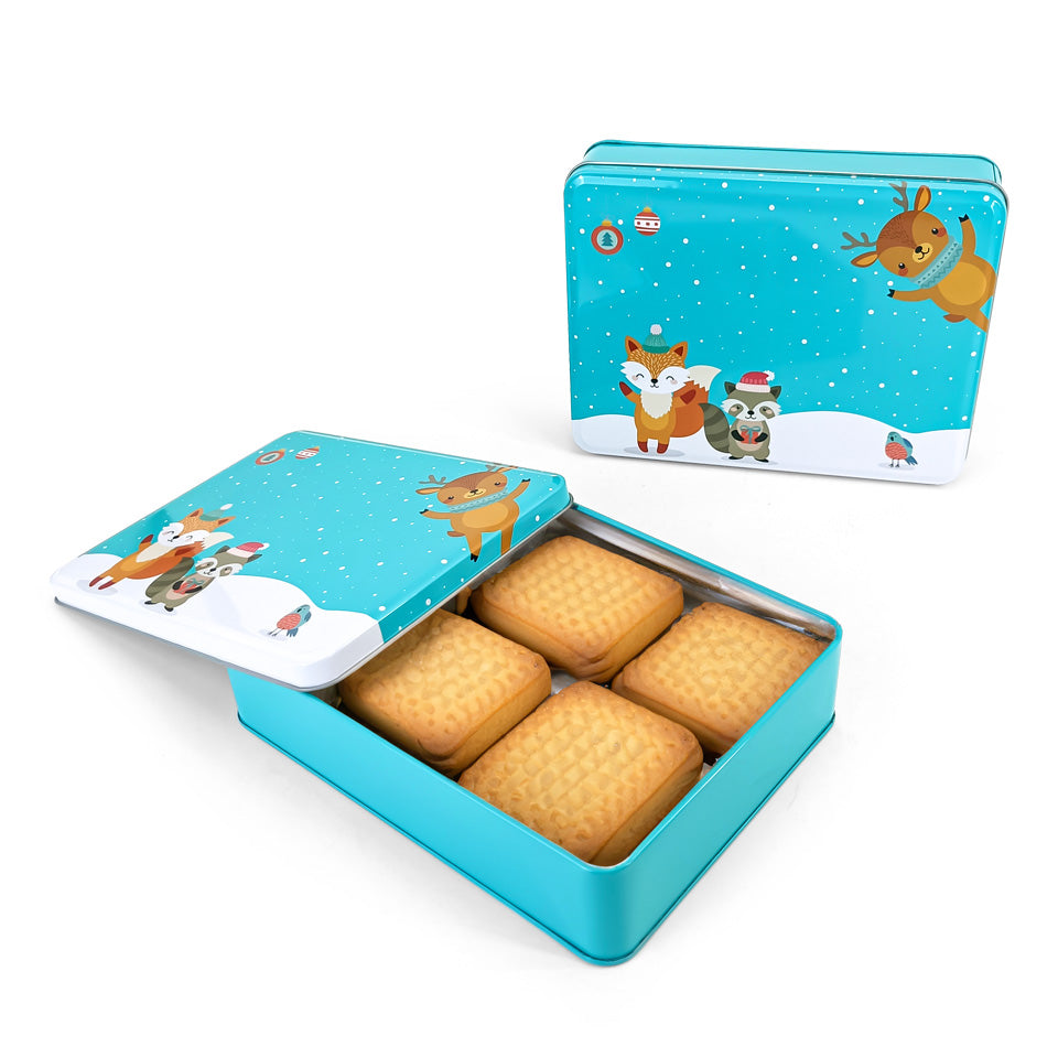 Dongguan Jinyuanbao hot sale cookie tin box biscuit metal tins