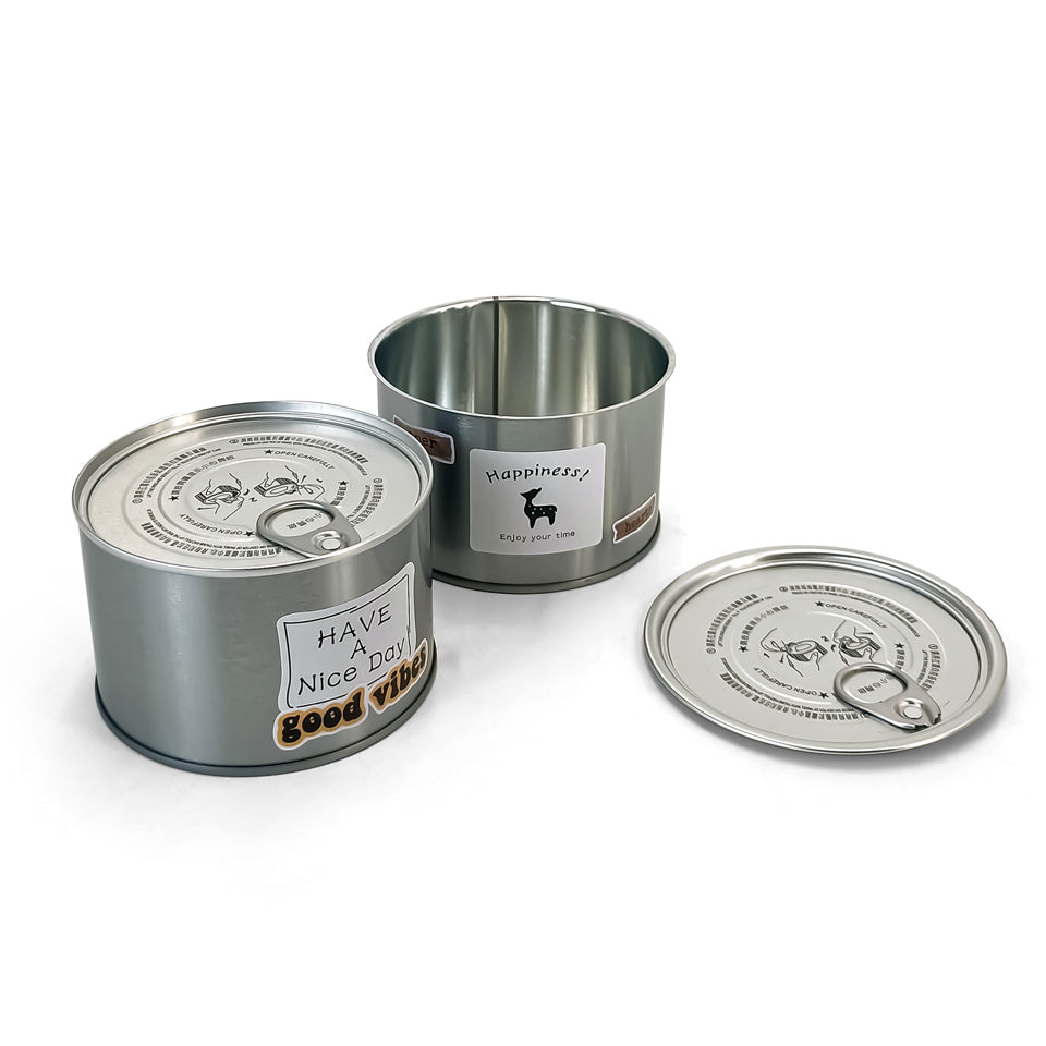 Jinyuanbao easy open metal tin canister for food package