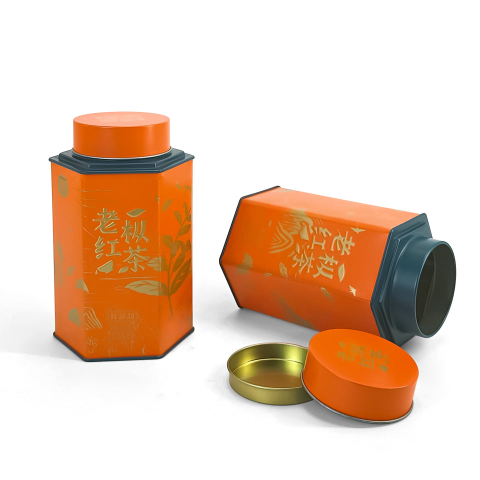 Dongguan Jinyuanbao hexagon tea tin wholesale