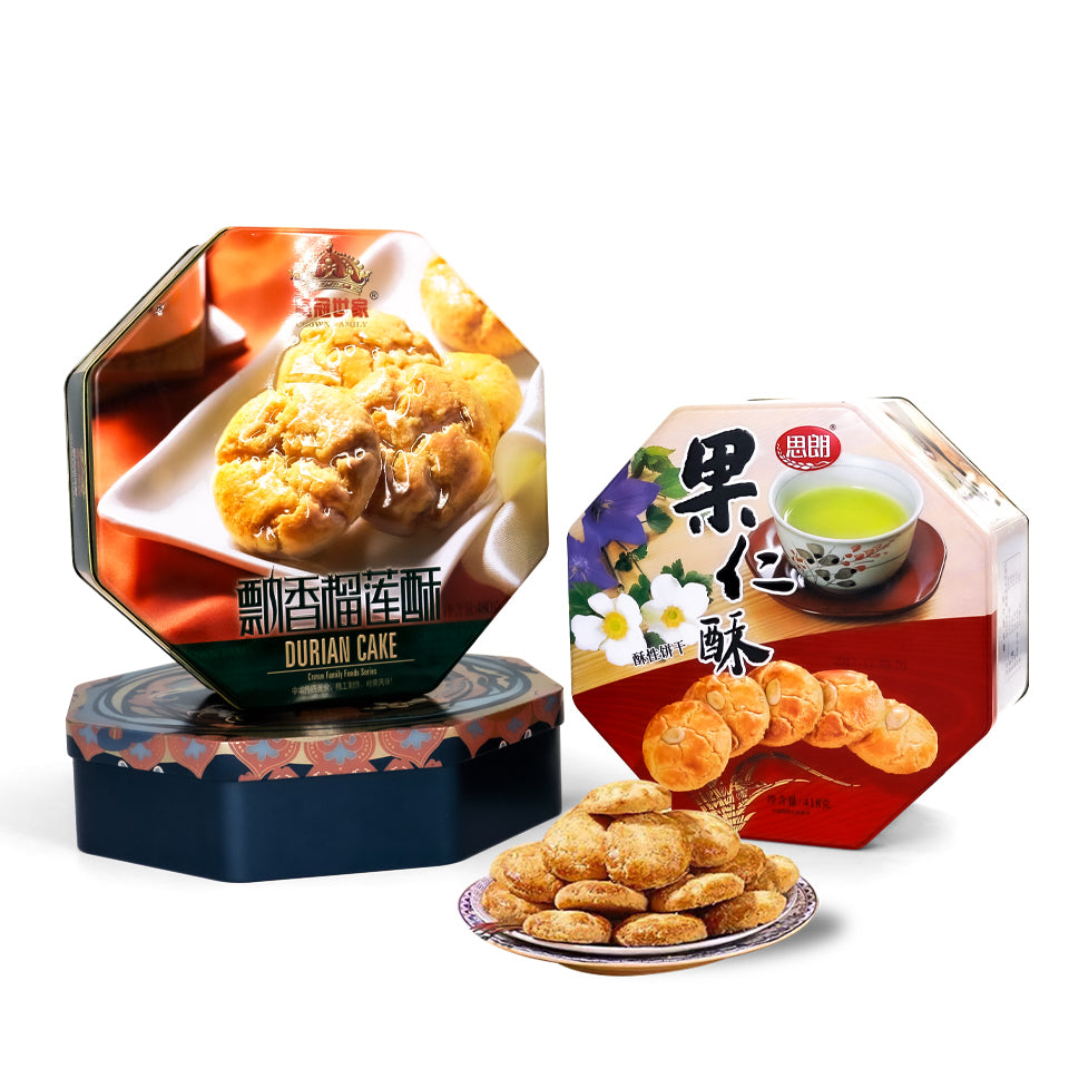 Jinyuanbao supply large hexagon metal tin container for biscuit/cookie