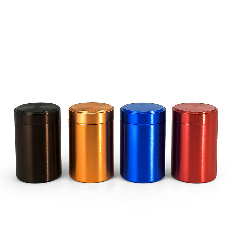 JYB aluminum travel tea tins