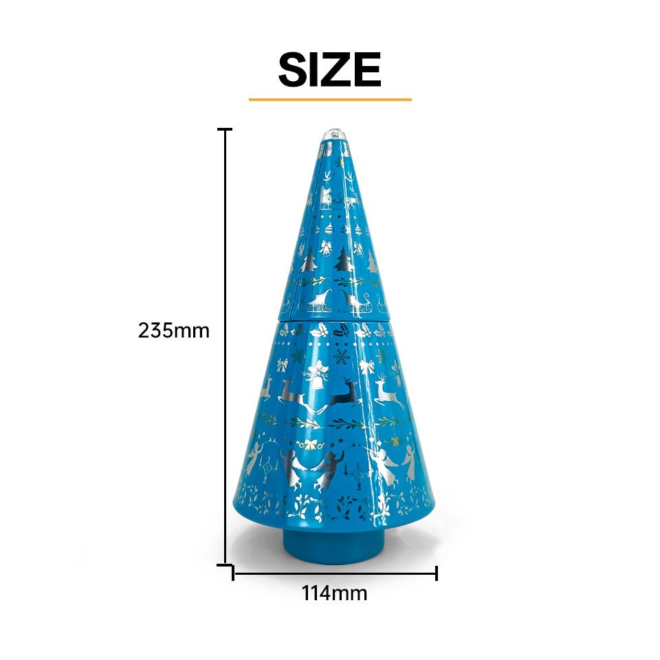 Dongguan jinyuanbao fashion Christmas tree-shaped metal container