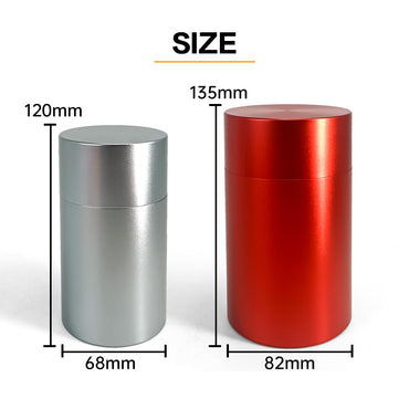 Jinyuanbao premium aluminum alloy storage canisters