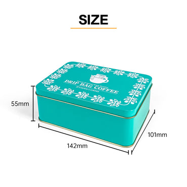 Dongguan Jinyuanbao custom colorful rectangular gift package tin can