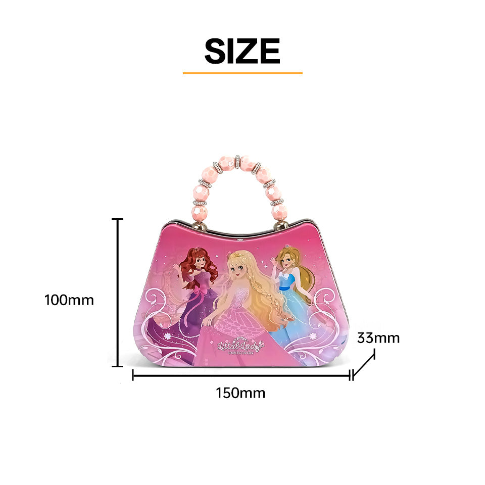 DOngguan jinyuanbao OEM metal tin princess-themed handbags