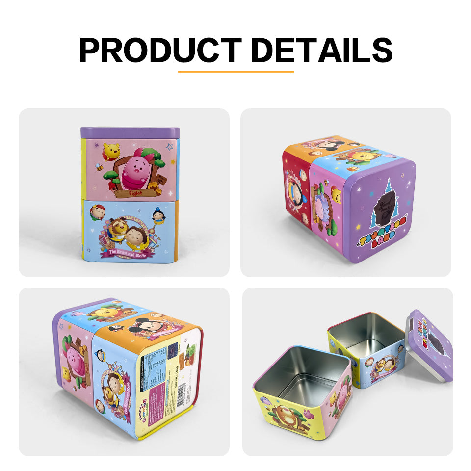 Dongguan Jinyuanbao custom metal tin box for snack