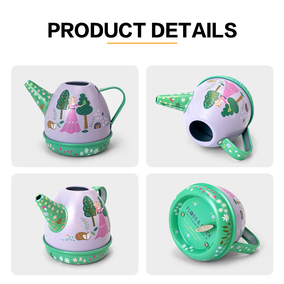 Dongguan jinayunaban customized cartoon tea pot set metal tins