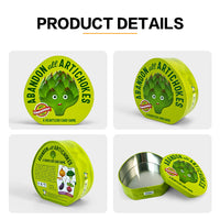 Dongguan jinayunaban printed fanshaped tinplate box for food package