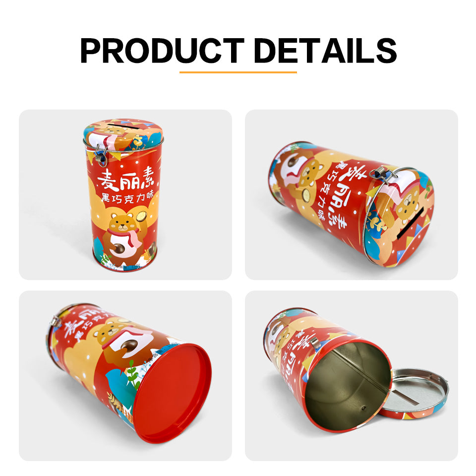 Dongguan Jinyuanbao metal tin canister for snack