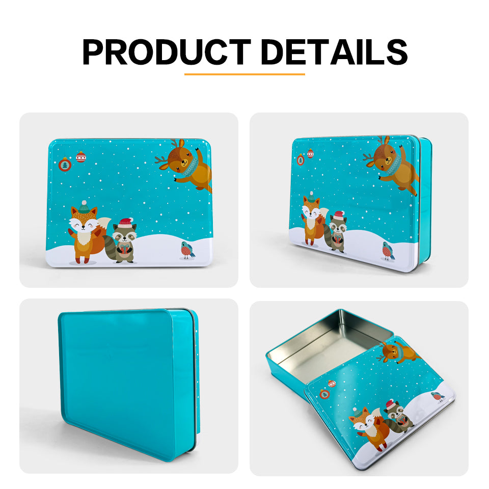 Dongguan Jinyuanbao hot sale cookie tin box biscuit metal tins