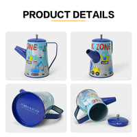 Dongguan jinyuanbao factory supply metal tea pot tin box for children