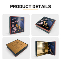 Jinyuanbao custom metal tinplate mooncake tin box