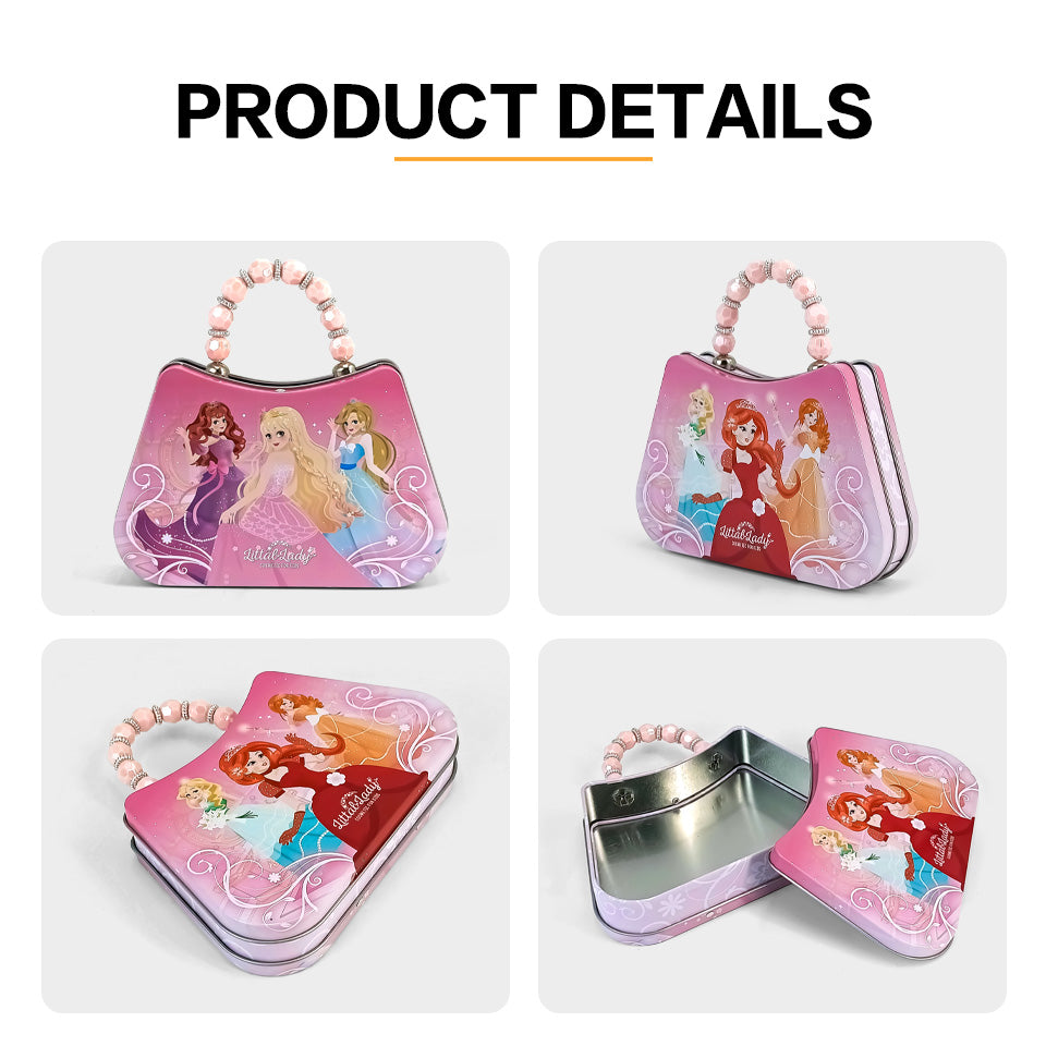 DOngguan jinyuanbao OEM metal tin princess-themed handbags