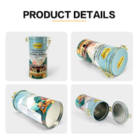 Dongguan jinyuanbao fashion metal tinplate can for snack