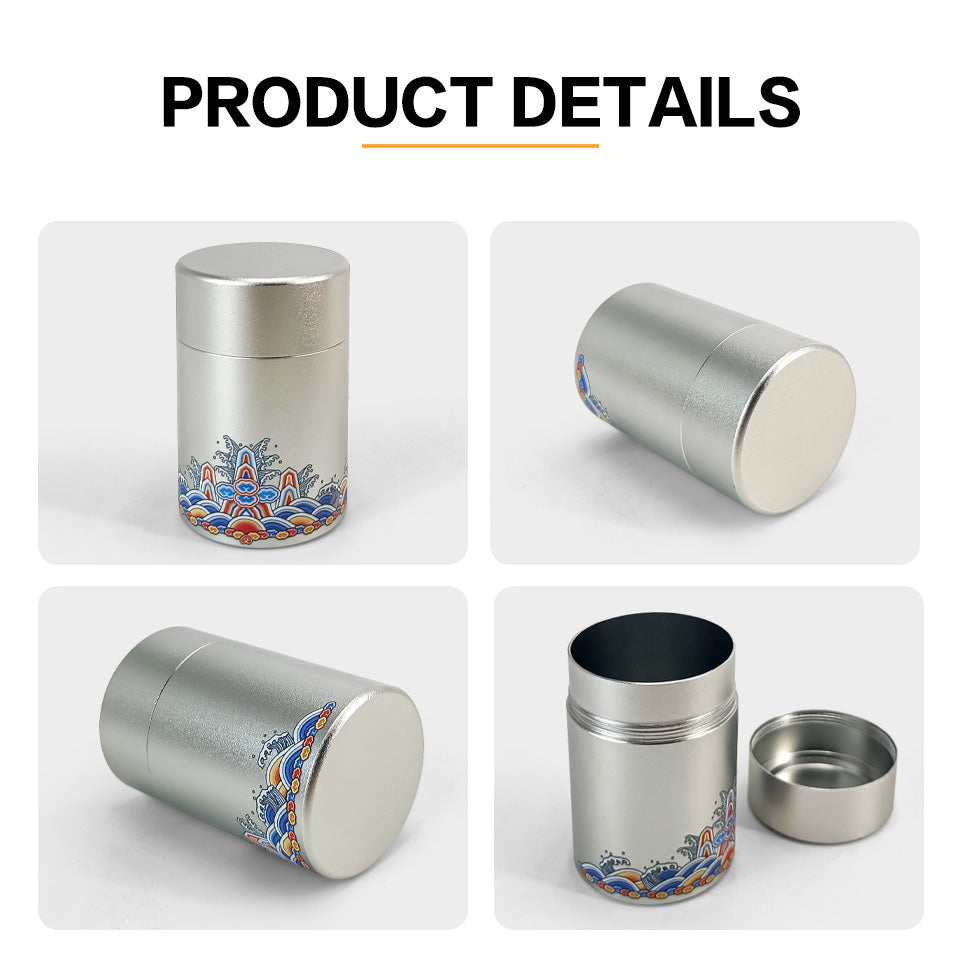 Dongguan Jinyuanbao custom cylinder aluminum alloy packaging tin can