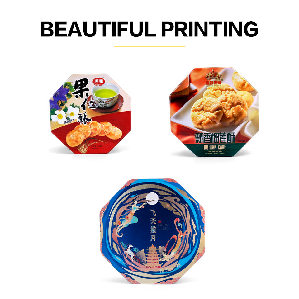 Jinyuanbao OEM&ODM hexagon metal tin can for food package 