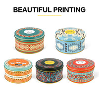 Jinyunabao customized printed gift package round tin can