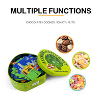 Dongguan jinayunaban printed fanshaped tinplate box for food package